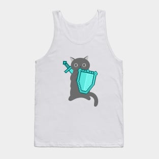 Cat in armor Tank Top